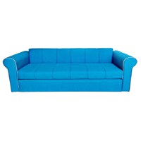 Canapea Extensibila Nixos, 240x80x85cm, 3 locuri, Luna 16 Turkis, Glasspandoor - 3