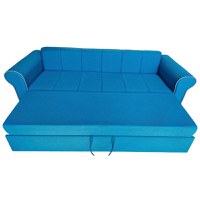 Canapea Extensibila Nixos, 240x80x85cm, 3 locuri, Luna 16 Turkis, Glasspandoor - 5