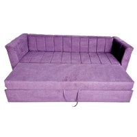 Canapea Extensibila Noriel, 240x80x85cm, 3 locuri, Luna 65 Purple, Glasspandoor - 2