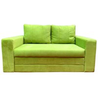 Canapea Fixa Euforia, 195x100x75cm, 2 locuri, Amore 38 Lime, Glasspandoor - 1