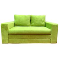 Canapea Fixa Euforia, 195x100x75cm, 2 locuri, Amore 38 Lime, Glasspandoor - 1