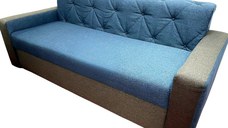Canapea Fixa Tito, 3 locuri, 215x83x85cm, Amore 30 Blue & 35 Graphite, Glasspandoor