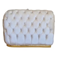 Canapea Fixa Tokyo, 210x100x75cm, 2 locuri, Luna V-01 Beige, Glasspandoor - 6