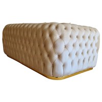 Canapea Fixa Tokyo, 210x100x75cm, 2 locuri, Luna V-01 Beige, Glasspandoor - 8