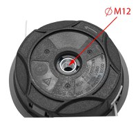 Cap tambur universal motocoasa cu fir fi2.5mm si filet prindere M12 x P1.25LH, Cod: BK99743,Brand: BRECKNER GERMANY - 4