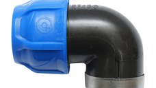 Cot compresiune, mama, filet interior, D32mmx1, max 16bar, pentru sisteme irigatie, PEHD, Cod: DISLV82, Poelsan