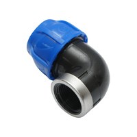 Cot compresiune, mama, filet interior, D32mmx1, max 16bar, pentru sisteme irigatie, PEHD, Cod: DISLV82, Poelsan - 3