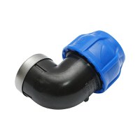 Cot compresiune, mama, filet interior, D32mmx1, max 16bar, pentru sisteme irigatie, PEHD, Cod: DISLV82, Poelsan - 4