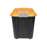 Cutie, lada depozitare heavy duty 60L cu capac, galbena 580x380x405mm, Cod: DISSK14G, Breckner Germany - 2