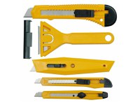Cuțit cu lamă frangibilă pentru tăiat tapet set 5 piese - 1