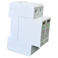 Descarcator la supratensiune cu semnalizare pentru sisteme fotovoltaice, 2P, 20-40KA, DC600V T2 - 3