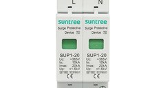 Descarcator la supratensiune cu semnalizare pentru sisteme fotovoltaice, 2P, SUP1-20, 385V, Cod: BK87393, Brand: SUNTREE