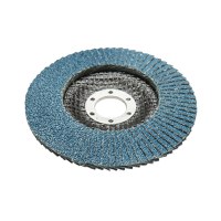 Disc lamelar, abraziv, cu zirconiu, pentru taiat si polizat metal, inox, P40, 125mm, Cod: BK77200 Echivalență: DISGX19, Breckner Germany - 2