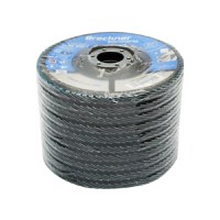 Disc lamelar, abraziv, cu zirconiu, pentru taiat si polizat metal, inox, P40, 125mm, Cod: BK77200 Echivalență: DISGX19, Breckner Germany - 3