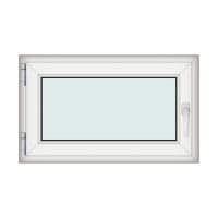 Fereastra 100x60cm, 1 canat, alb, stanga si rabatare, Klass, 7cm, 6 camere, 2 garnituri - 1
