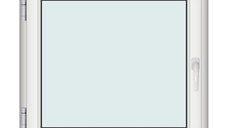 Fereastra 110x100cm, 1 canat, alb, stanga si rabatare, Klass, 7cm, 6 camere, 2 garnituri