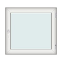 Fereastra 120x110cm, 1 canat, alb, dreapta si rabatare, Klass, 7cm, 6 camere, 2 garnituri - 1