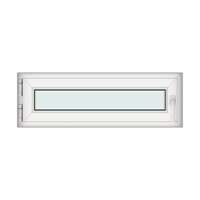 Fereastra 120x40cm, 1 canat, alb, stanga si rabatare, Klass, 7cm, 6 camere, 2 garnituri - 1