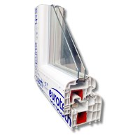Fereastra 50x70cm, 1 canat, alb, stanga si rabatare, Eurotech, 8.1cm, 6 camere, 3 garnituri - 5