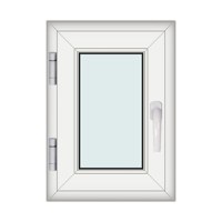 Fereastra 50x70cm, 1 canat, alb, stanga si rabatare, Eurotech, 8.1cm, 6 camere, 3 garnituri - 1