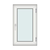 Fereastra 70x120cm, 1 canat, alb, dreapta si rabatare, Klass, 7cm, 6 camere, 2 garnituri - 1