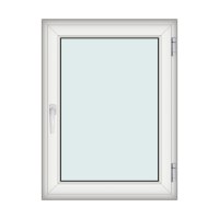 Fereastra 90x120cm, 1 canat, alb, dreapta si rabatare, Klass, 7cm, 6 camere, 2 garnituri - 1