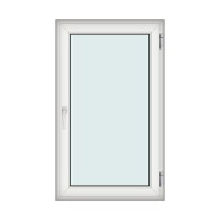 Fereastra 90x150cm, 1 canat, alb, dreapta si rabatare, Klass, 7cm, 6 camere, 2 garnituri - 1