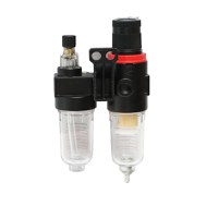 Filtru aer si ungator cu regulator de presiune max. 1 MPa, racord 1/4, Cod: DISMS32 - 2