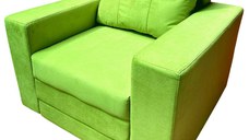 Fotoliu Euforia, 100x100x75cm, Amore 38 Lime, Glasspandoor
