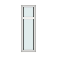 Iluminator 49x160cm, 2 canate, alb, fix, Kirchberger - 1