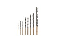 INGCO Set burghie 8 bucăți 2-8 mm HSS cilindric - 4