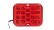 Lampa ceata rosie cu LED E-mark 101x81x29mm IP67, Cod: BK69035, Brand: BRECKNER GERMANY