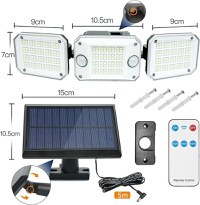 Lampa LED cu panou solar telecomanda si baterie 2000mAh, IP65, Cod: BK69957, Brand: BRECKNER GERMANY - 1