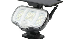 Lampa solara LED cu panou 0.8W de perete, baterie 3.7V, 1200mAh si senzor de miscare, Cod: BK78427, Brand: BRECKNER GERMANY