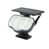 Lampa solara LED cu panou 0.8W de perete, baterie 3.7V, 1200mAh si senzor de miscare, Cod: BK78427, Brand: BRECKNER GERMANY - 1