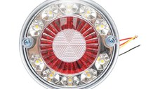 Lampa stop LED-SMD rotunda spate 12V cu 3 functii HQ, Cod: BK92849, Brand: BRECKNER GERMANY