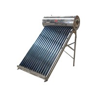 Panou solar nepresurizat inox, cu 15 tuburi pentru apa calda, boiler 150L, 1450x490x490mm, Cod: BK77124, Echivalență: DISEH44, Breckner Germany - 1