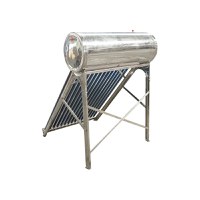 Panou solar nepresurizat inox, cu 15 tuburi pentru apa calda, boiler 150L, 1450x490x490mm, Cod: BK77124, Echivalență: DISEH44, Breckner Germany - 4