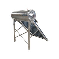 Panou solar nepresurizat inox, cu 15 tuburi pentru apa calda, boiler 150L, 1450x490x490mm, Cod: BK77124, Echivalență: DISEH44, Breckner Germany - 5