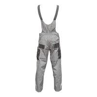 Pantaloni de lucru cu pieptar, salopeta din poliester cu bumbac, gri cu negru, L, Cod: BK77236, Brand: BRECKNER GERMANY - 4