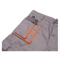 Pantaloni de lucru poliester cu bumbac 235g/m2, gri cu portocaliu marimea 48, Cod: BK77146, Brand: BRECKNER GERMANY - 7
