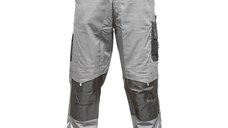 Pantaloni de lucru, poliester cu bumbac, gri cu negru, L, Cod: BK77231, Brand: BRECKNER GERMANY
