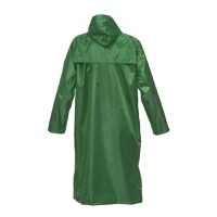 Pelerina cu gluga impermeabila XL din poliester cu membrana PVC fante de aerisire, 2 buzunare si fermoar verde, Cod: BK77403, Breckner Germany - 3