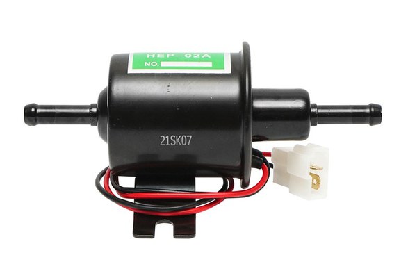 Pompa alimentare electrica HEP universala pentru motorina/benzina, cu filtru incorporat, 12V/02A, Cod: BK14014, Brand: BRECKNER GERMANY