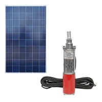Pompa apa submersibila 24V, 250W, 2m3/h, D80mm cu panou solar fotovoltaic 275W, Cod: BK88118, Brand: BRECKNER GERMANY - 1
