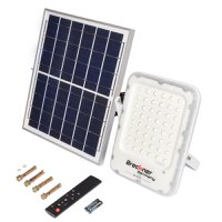 Proiector LED, 100W, cu panou solar policristalin 12W, telecomanda si acumulator inclus, Cod: BK87438 Echivalență: DISDM76, Breckner Germany - 1