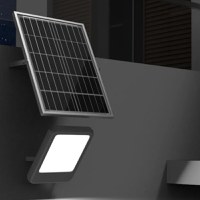 Proiector LED, 100W, cu panou solar policristalin 12W, telecomanda si acumulator inclus, Cod: BK87438 Echivalență: DISDM76, Breckner Germany - 7