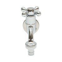 Robinet apa de serviciu, montaj perete, otel inoxidabil, crom lucios , Cod: DISSY47 - 5