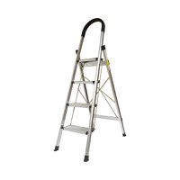 Scara aluminiu pliabila, 4 trepte antiderapante, sarcina maxima 150 Kg, inaltime 143cm , Cod: DISPN84, Marca: CROWNMAN - 1