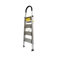 Scara aluminiu pliabila, 4 trepte antiderapante, sarcina maxima 150 Kg, inaltime 143cm , Cod: DISPN84, Marca: CROWNMAN - 2